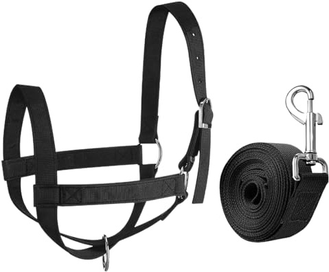 Generisch Kuh Halter Für - Führungs Halter und Führstrick | Robustes verstellbares Nylon - Viehhaltung Training Handling