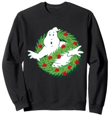 Fantasma Festivo con Corona de espíritu Festivo Sudadera