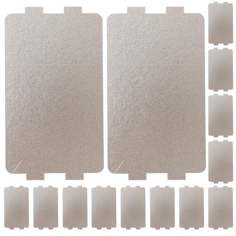 Lámina de Mica para Microondas 18 Piezas, Placa Aislante | Mica Sheet, Diseño Compatible, Resistencia al Aceite y Limpieza Sencilla