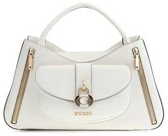 GUESS borsetta borsa a tracolla Jessa Girlfriend Bag White avorio