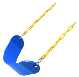 BEALIFE Asiento de Columpio para Exteriores de Resistencia diseñado para niños y Adultos con EVA anticorrosión y Cadenas Metal duraderas Reemplazo Accesorios del Juego Asiento Columpio