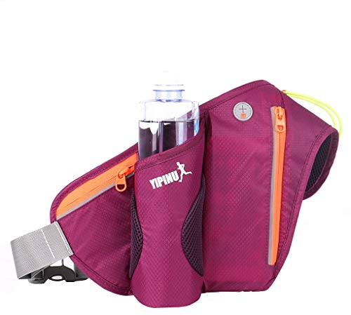ACMEDE Damen Herren Flaschengürtel, Laufgürtel, Gürteltasche, Bauchtasche, Lauftasche, Trinkgürtel, Sport Tasche, Hüfttasche mit Flaschenhalter - Laufen, Reisen, Joggen, Wandern