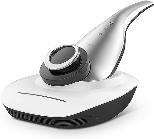 Nettoyant Anti-Acariens pour Matelas De Lit, Aspirateur À Main avec Lampe Anti-Virus UV, Lampe Germicide, Filtration HEPA pour Lit, Canapé, Nettoyage De Tapis