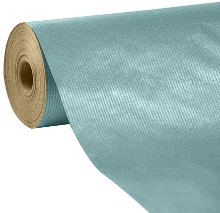 Clairefontaine 507578C Rolle Geschenkpapier 50x0,70m 60g Kraft Türkis
