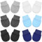 6 Paar Neugeborenen Fäustlinge,Baumwolle Babyhandschuhe,Anti-Grab Fäustlinge Baby,Warme Fäustlinge Handschuhe für 0-6 Monate Baby Jungen und Mädchen