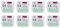 CENMEN 8X Receptor Universal RX Multifrecuencia 300-868MHz 2CH 12V 24V MóDulo de Relé Control Remoto para Puerta de Garaje 433.92MHz 868MHz