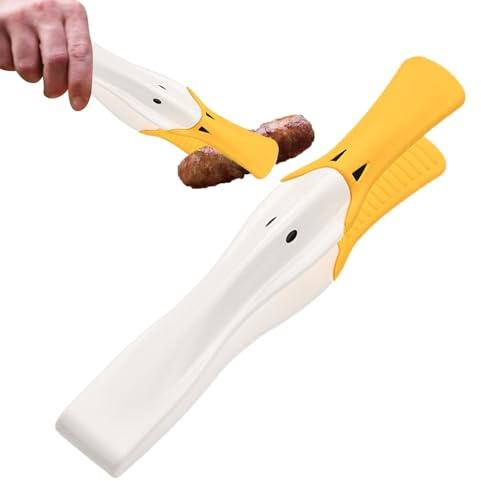 Pinze da cucina per cucinare, design a bocca di , in silicone resistente al calore, funzione di impugnatura, autentico strumento funzionale, utensili da cucina, pinze per arrostire, casa, 7,24