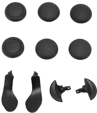 Tomantery Game Controller Grip and Paddle Set for Enhanced Gaming Experience for Wireless Game Controllers [Rubber, Stainless Steel] Suitable for Gamers (Black)