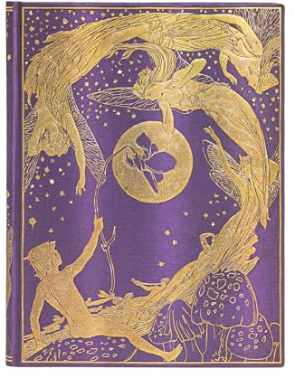 Hardcover Notizbuch Violet Fairy Ultra Liniert