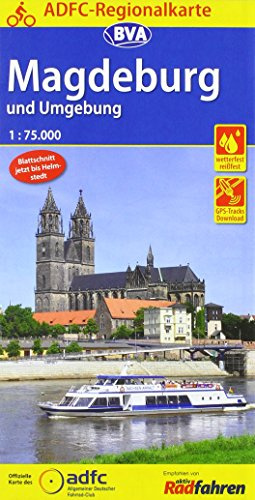 ADFC-Regionalkarte Magdeburg und Umgebung 1:75.000, reiß- und wetterfest, GPS-Tracks Download (ADFC-Regionalkarte 1:75000)