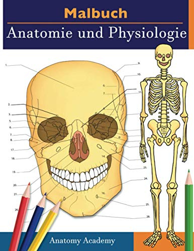 Malbuch Anatomie und Physiologie: Unglaublich detailliertes Arbeitsbuch zum Selbsttest Farbe für das Studium | Perfektes Geschenk für Medizinstudenten, Ärzte, Krankenschwestern und Erwachsene