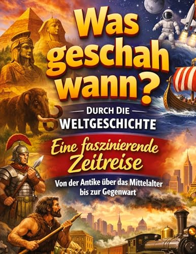 Was geschah wann?: Durch die Weltgeschichte: Eine faszinierende Zeitreise von der Antike über das Mittelalter bis zur Gegenwart - Für Kinder ab 10 Jahren