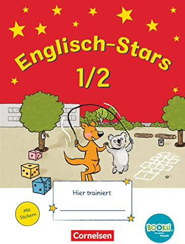 Englisch-Stars - BOOKii-Ausgabe - 1./2. Schuljahr: Übungsheft - Mit Lösungen