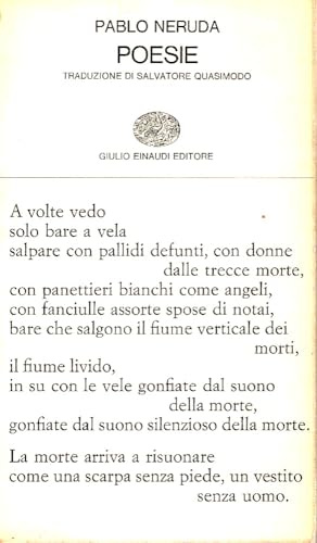 Poesie. Testo spagnolo a fronte