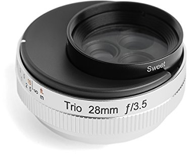 Lensbaby - Trio 28 - for Fuji X - Designed exclusively for mirrorless cameras - Lightweight and compact - Ultimate tool for creative photographers