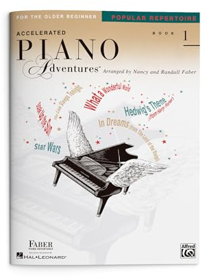 Nancy faber : piano adventures for the older beginner rep. bk 1: Popular Repertoire Book 1