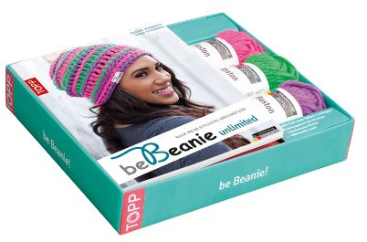 Kreativ-Set: be Beanie! Stylische Häkelmützen: Buch mit 85g Wolle in 3 Farben, Häkelnadel und Label (Buch plus Material)