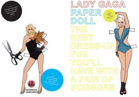 Lady Gaga Paper Doll: The Best Dress-Up-Fun You'll Have With A Pair Of Scissors