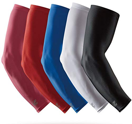 LP SUPPORT SL51 Performance Armstulpen, Arm-Sleeve, Ellenbogen-Schoner, Unterarm-Bandage, Power-Shooter, Sportstulpe, Größe:L, Farbe:1 x blau