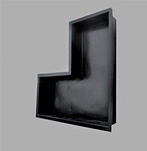 garten-wohnambiente GFK Teichbecken rechteckig 140/70 + 140/70 cm 330 ltr. Winkelbecken Rechteckbecken Springbrunnenbecken Becken