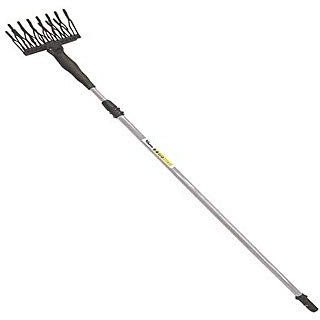 UNITED TRADE Raccogli olive abbacchiatore elettrico potenza 140w voltaggio 12v con asta allungabile fino 3 mt cavo 10mt montato con asta 15mt + DOPPIO PETTINE IN OMAGGIO