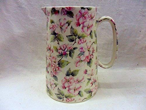 Apple Blossom 4 Pint jug Pitcher by Heron Cross Pottery.