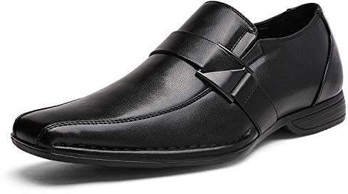 Bruno Marc Men's Slip-on Loafers Shoes | Classic Square Toe Formal Business Office Wedding Party Church Prom Graduation