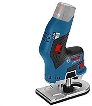 Bosch Professional 12V System cordless Palm Router GKF 12V-8 (incl. Open-ended spanner 17 mm, Collet with nut 1/4 (also compatible with 6/8 mm collets), cardboard box)