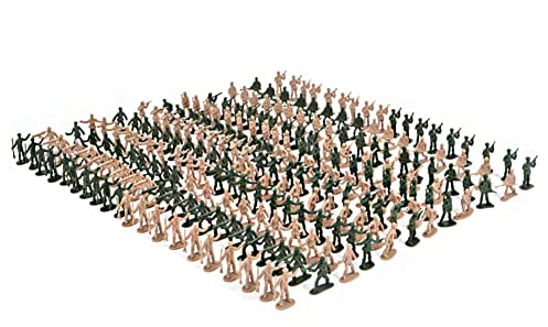 360 Stück Spielfiguren Set von Armee Soldaten Figuren, 2.8cm Soldaten Figuren Armee Figuren Militär Soldatenfiguren Spielzeug Militär Plastik Mini Soldaten Armee Militärspielset für Kinder Jungen