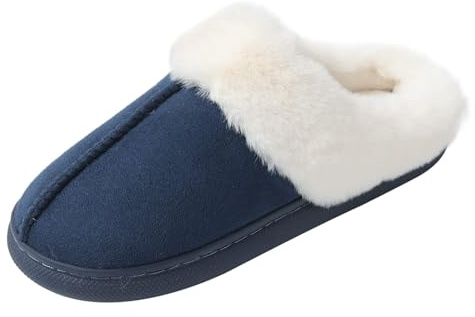 JOMIX Zapatillas Casa Mujer Invierno Calientes Pantuflas Mujer Cerradas con Peluche