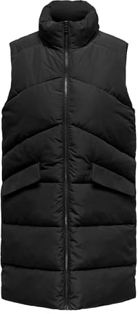 ONLY ONLMATILDE OTW NOOS Gilet da donna, nero, S, Schwarz, S