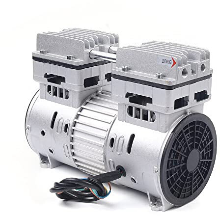 Compressore d'aria Silenzioso Senza Olio Testa 750W 8Bar 145L/min