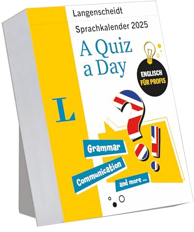 Langenscheidt Sprachkalender Englisch A Quiz a Day 2025: Tagesabreißkalender