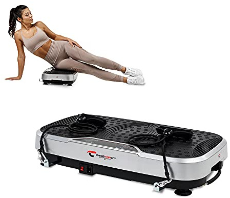 Plateforme vibrante Christopeit Vibro 3000 - 20 Niveaux de Vitesse - Renforcement Musculaire, Coordination, métabolisme des Graisses