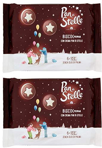 Mulino Bianco Pan di Stelle Biscocrema Biscotti 168g 6oz Confezione da 2