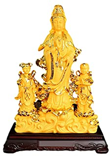 ZLASS Skulptur Harz Meditierende Buddha-Statue Figur-Ornament, Zen-Garten-Buddha-Skulptur, Innen-Außen-Dekor for Haus, Garten, Terrasse, Porchgartenkunstdekoration Skulpturen Deko