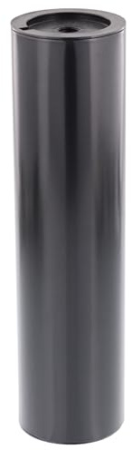 WAGNER Möbelbein/Tischbein/Möbelfuß/Systemrohr TENO - Ø 50 x 191 mm, individuell mit TENO System und QuickClick kombinierbar, Stahl pulverbeschichtet schwarz, Tragkraft 50 kg - 12901001
