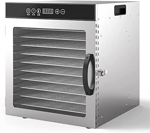 Samnuerly Déshydrateur Alimentaire pour Viande Jerky Fruits/Légumes Herbes, Sécheur Alimentaire Mac avec Minuterie et Contrôle de la Température, 12 Plateaux, 1000W