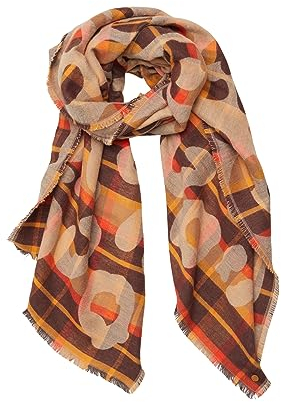 ESPRIT Damen 993EA1Q315 Mode-Schal, 235/CARAMEL, 1SIZE