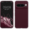 kwmobile Handyhülle für Google Pixel 8 Pro Hülle, für Pixel 8 Pro Case - Hülle Silikon - kabelloses Laden - Bordeaux Violett