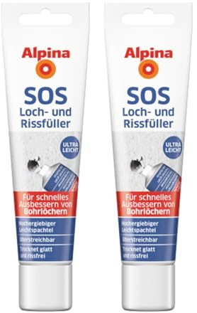 Alpina SOS Loch- und Rissfüller 100ml weiß 2er Pack