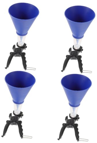TOPPERFUN 4pièces Funnel à Huile Pour Voitures Et Entonnoir à Large Ouverture Avec Filtre Outil Pratique Pour Carburant Et Huile Léger Et Pour Vos Besoins Mécaniques