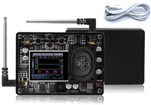 Bewinner Theremin Synthesizer mit Farbdisplay, Schnittstelle Type-C Audio Theremin, Vintage Musikmodul, Theremin Instrument Set für Kinder, Freunde,