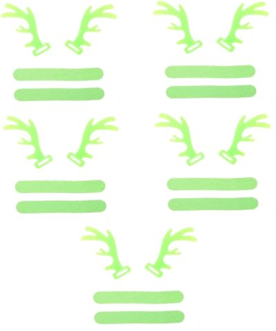 Uonlytech 5 Paar Kopfhöreraufsatz Für Headset Weihnachts Stirnbänder Headset Headset Kopfhörerhörner Hirschgeweih Cosplay Cooles Gaming Zubehör Headset Zubehör