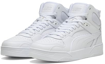 Puma Unisex Rbd Break MidSneaker, Puma Bianco Freddo Grigio Chiaro Puma Nero, 41 EU