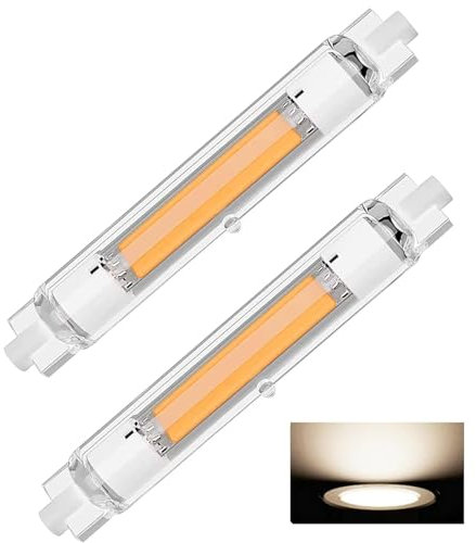 FDHVCB R7S LED 118mm Dimmbare 30W LED Lampen, 300W J118mm Halogenersatz, 4000K 3000LM, 360° Abstrahlwinkel, 2er Pack