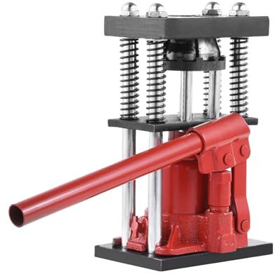 Manuell hydraulisk slangpressare, presspressning för bänkflaskjack, manuell liten rörpress, 6 tänder högtrycksspruta slangpressande hydraulisk klämma Storleksområde: 12 till 20 mm