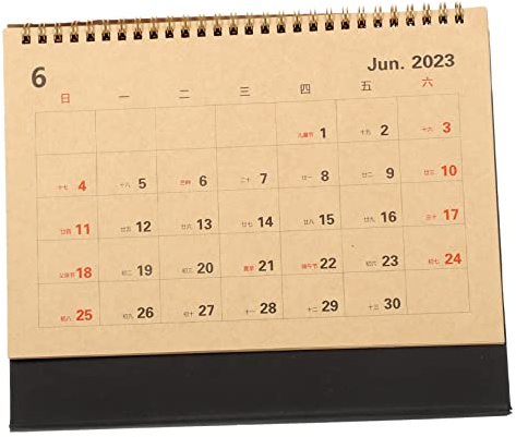 SHINEOFI Büroterminkalender Faltbarer Kalender Mit Spiraldesign Monatsplankalender Aus Hochwertigem Papier Für Notizen Und Planung Zu Hause Büro