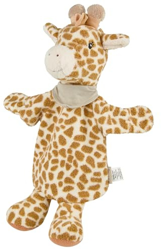 Sterntaler Handpuppe Giraffe Kaya - weiches Kinder Spielzeug zum Puppentheater, Erzählen, Kuscheln & Sprachförderung – Perfekter Spielkamerad & Geschenkidee, Mehrfarbig, Goldbraun