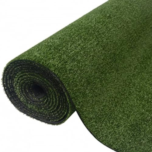 Tidyard Gazon Artificiel 7/9 mm 1x25 m Vert, Gazon Synthétique Extérieur, Tapis Gazon Pelouse Artificielle, Faux Gazon pour Terrasse, Balcon, Jardin